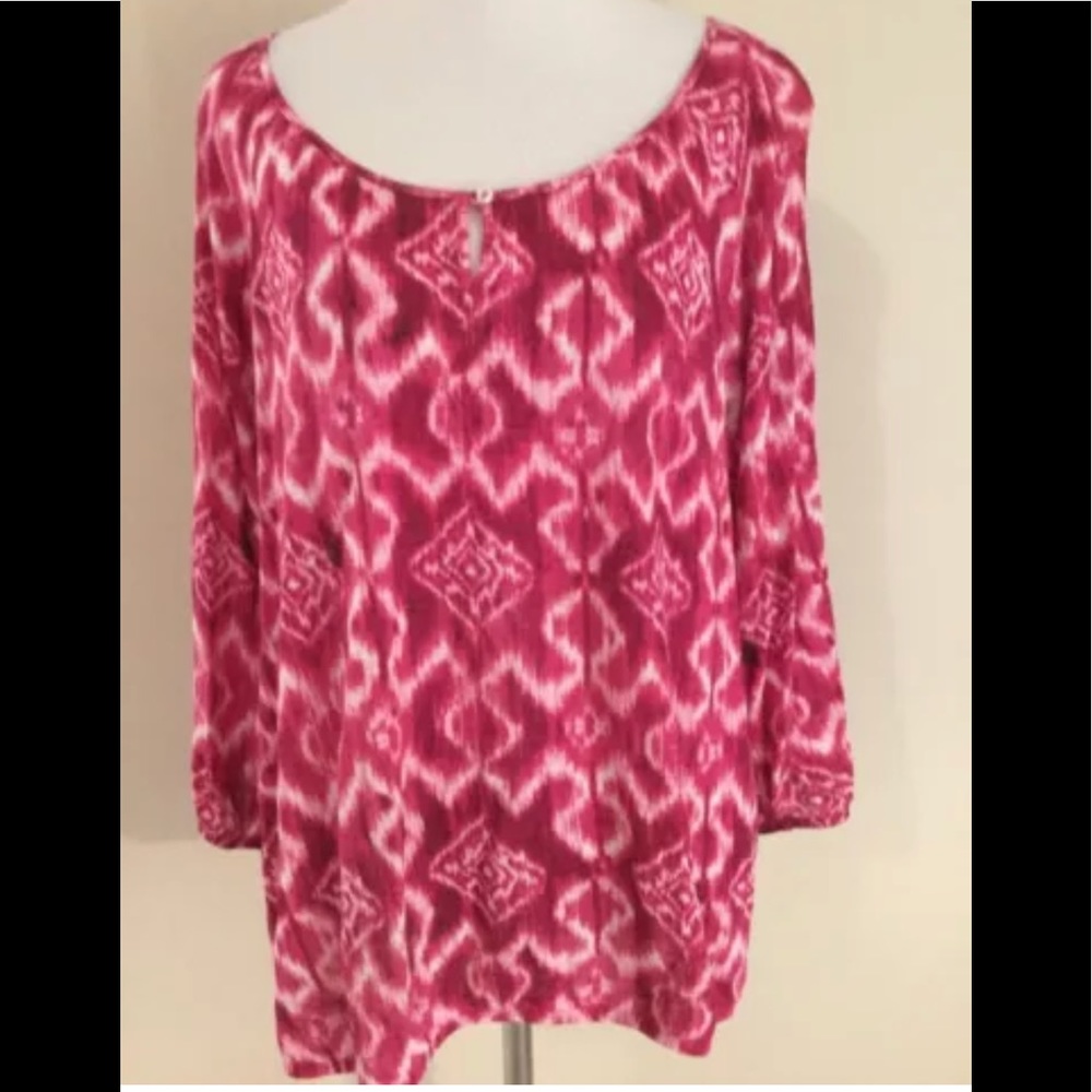 Chico’s ikat pullover shirt size 2